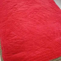 لحاف کرسی پنبه ای مخمل قرمز|رختخواب، بالش، پتو|تهران, شیوا|دیوار