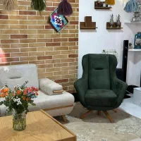 مبل لاماری پارچه تدی و دیاموند