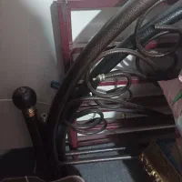 تخت خواب دو نفره فلزی|تخت و سرویس خواب|خوی, |دیوار