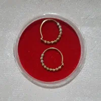 گوشواره و زنجیر طلا با فاکتور