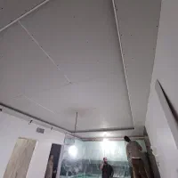 سقف ودیوار عایق صدا باکناف سقف کاذب۶۰×۶مستقیم نصاب|خدمات پیشه و مهارت|تهران, بلورسازی|دیوار