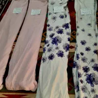 ۵ عدد پرده پانچ دوخته و آماده نصب به همراه میله ها|پرده، رانر، رومیزی|چهارباغ, |دیوار