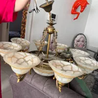 لوستر لوکس ده شعله|لوستر و چراغ آویز|پردیس, فاز ۱|دیوار