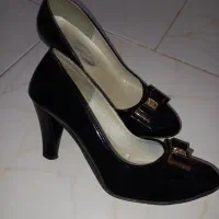 کفش مجلسی نو مشکی|کیف، کفش، کمربند|ساری, |دیوار