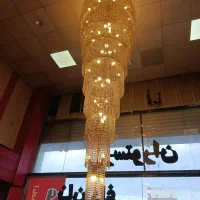 لوستر بزرگ واجاق کباب پز زغالی صفر