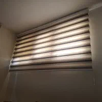 فروش پرده زبرا طرح دار نو