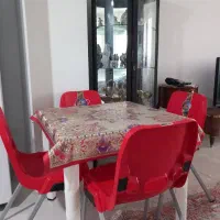 میز و صندلی پلاستیکی و بوفه|میز و صندلی غذاخوری|آستارا, |دیوار