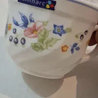 پارچ و لیوان قدیمی ژاپنی ارکوپال ویکتوریا