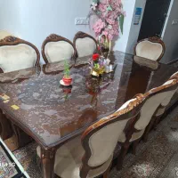 میز غذاخوری ۷نفره|میز و صندلی غذاخوری|سراب, |دیوار