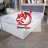 **سرویس تخت خواب پایه مخروطی با تخت باکسی لمسه**|تخت و سرویس خواب|رشت, استقامت ۲|دیوار