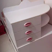 سرویس خواب کودک بهمراه کمد و کتابخانه|تخت و صندلی بچه|اهواز, شهرک دانشگاه|دیوار