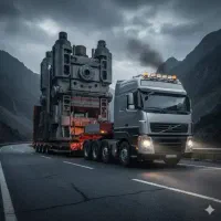 حمل بار و باربری با تریلی کفی بغلدار