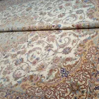 جفت ۹متری نقشه اصفهان گل ابریشم عالی|فرش|اصفهان, نقش جهان|دیوار