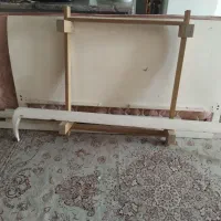 تخت کمجا بالا وپایین وتخت دونفره سفید فیلون|تخت و سرویس خواب|تهران, هفت حوض|دیوار