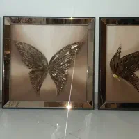 تابلو پروانه آینه ای