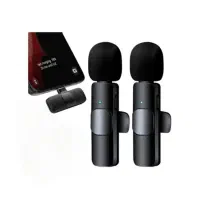 میکرفن یقه ای بیسیم تولید محتوا جفت میکرفن