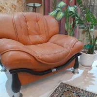 مبل ۷ نفره چرم|مبلمان خانگی و میز عسلی|کرج, باغستان|دیوار