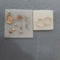 گوشواره  پلاک و زنجیر