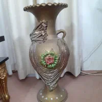 گلدان سفالی کاملا سالم