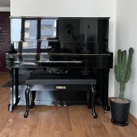زیر قیمت و فوری - پیانو یاماها رنگ مشکی و نو