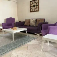 مبلمان نیم ست 5 نفره پارچه ترک با میز وعسلی|مبلمان خانگی و میز عسلی|تهران, شهرک امید|دیوار
