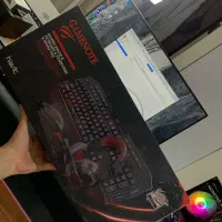 ست موس کیبورد هدست با موس پد