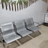 صندلی اداری انتظار سه نفره استیل