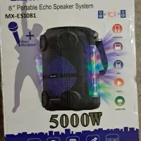 اسپیکر مکسیدر شارژی قابل‌حمل بلوتوث USB AUX MIC