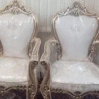 مبل نو نو مدل نگار چوب گردو ۹ نفره|مبلمان خانگی و میز عسلی|قم, لسانی|دیوار