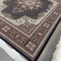 فرش دستباف (بساک)۹متری تبریز حاشیه کتیبه ای|فرش|مشکین‌دشت, |دیوار