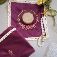 جانماز گلدوزی به همراه کیف