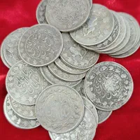 سکه دو هزار دینار ناصرالدین شاه قاجار