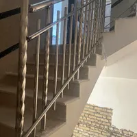 نرده راه پله استیل