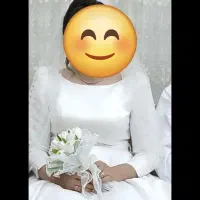 لباس  عقد و نامزدی سفید کاملا نو