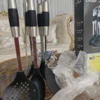 ست کفگیر ملاقه تمام استیل یونیک کدUN-3334|ظروف پخت‌وپز|قوچان, |دیوار