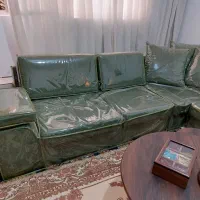 مبل راحتی ۵نفره سالم نو رنگ سبز|مبلمان خانگی و میز عسلی|تهران, نیلوفر|دیوار