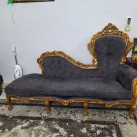 مبل استیل به همراه جلو مبلی و عسلی|مبلمان خانگی و میز عسلی|قم, نیروگاه|دیوار