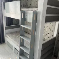 تخت دو طبقه تمام MDF