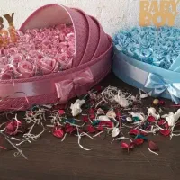 گل رز روبانی|گل مصنوعی|گلبهار, شهر جدید گلبهار|دیوار