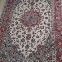 دو تخته فرش دستباف اردکان یزد کرم حاشیه مسی|فرش|شیراز, نیایش|دیوار