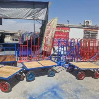 چهار چرخ دستی چوب روسی گاری ۱تن اصل روس برند پاپ|ابزارآلات|تهران, میدان میوه و تره‌بار مرکزی|دیوار