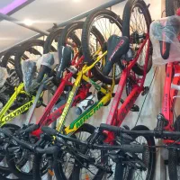 دوچرخه ترمز دیسکی عقب زین پهن وقفل دار//