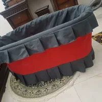 تخت نوزاد به همراه پشه بند و نی نی لای لای|تخت و صندلی بچه|قرچک, مهدیه|دیوار