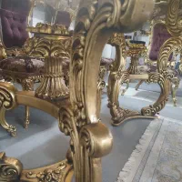 میز 6نفره ب همراه یک میز عسلی سلطنتی|میز و صندلی غذاخوری|خوی, |دیوار