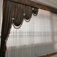 ۲ تا پرده سالن و اتاق خواب