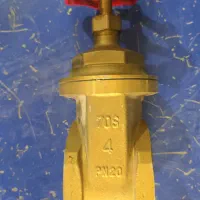 شیرفلکه برنجی ۴اینچ و شیر تکضرب ۴اینچ|مصالح و تجهیزات ساختمان|جم, |دیوار