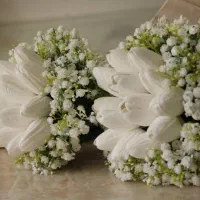 **دسته گل عروس مصنوعی