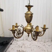 ۲ عدد لوستر برونز