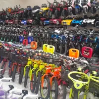 دوچرخه با توپی وسط بلبرینگ برای حرکت روان بچه گانه