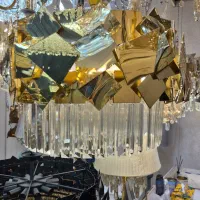 لوستر مدرن و شاخه ای|لوستر و چراغ آویز|رشت, جهاد|دیوار